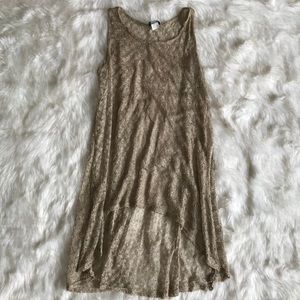 Gold Bathing Suit Coverup